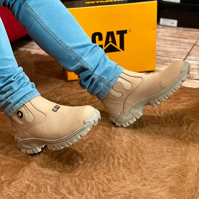 Kit Caterpilar  Bota para Hombre en Cuero Legitimo + Regalos Exclusivos