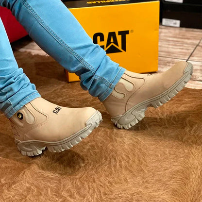 Kit Caterpilar  Bota para Hombre en Cuero Legitimo + Regalos Exclusivos